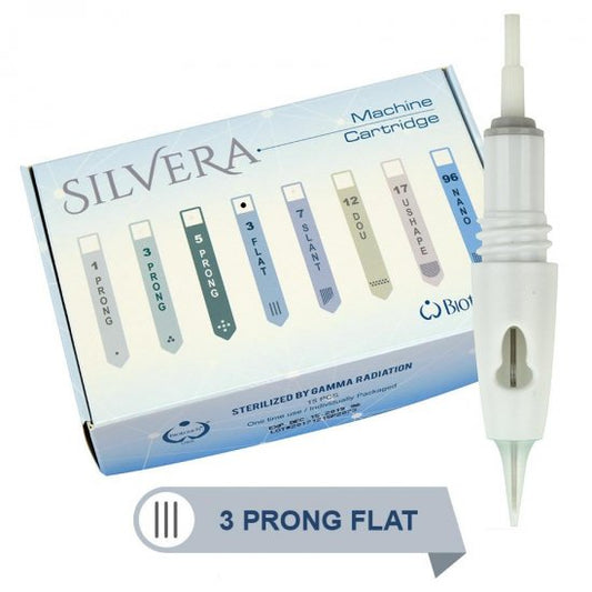 3 Prong Needle, Flat for Silvera Machine（シルヴェラ3本平針）