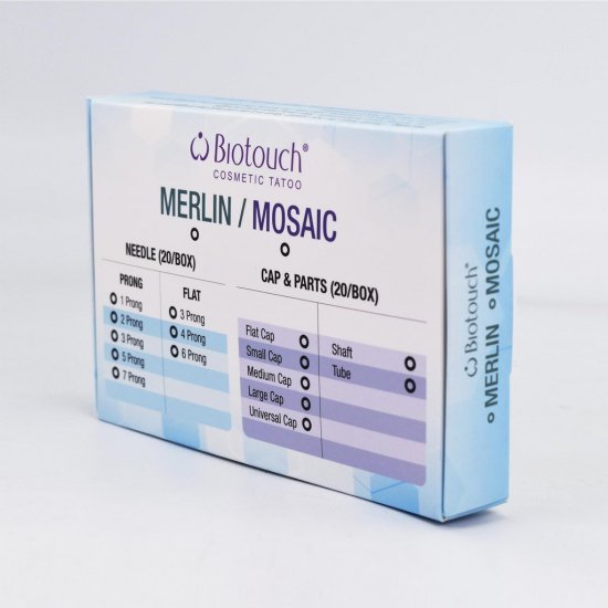 Mosaic 6 Prong Flat Needle, 20/box, 0.35mm（モザイク6本平針）